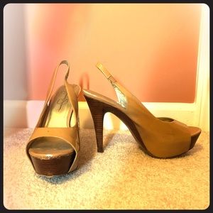 Jessica Simpson platform heels